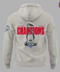 Limited Edition Ohio State Buckeyes Champions Cotton Bowl Grey Hoodie