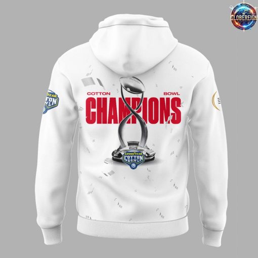 Limited Edition Ohio State Buckeyes Champions Cotton Bowl White Hoodie