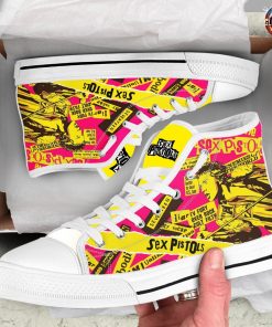 Limited Edition Sex Pistols Converse Canvas Shoes