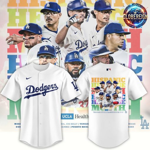 Los Angeles Dodgers Hispanic Heritage Month 2024 Baseball Jersey