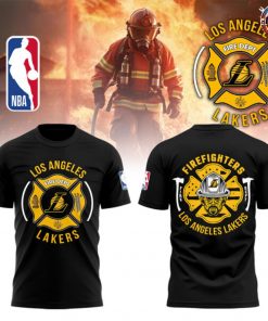 Los Angeles Lakers Firefighter Appreciation Night T-Shirt