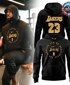 Los Angeles Lakers LeBron James Black Hoodie