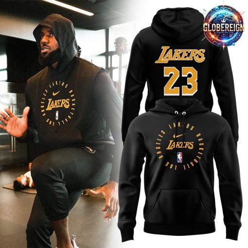 Los Angeles Lakers LeBron James Black Hoodie