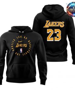 Los Angeles Lakers LeBron James Black Hoodie