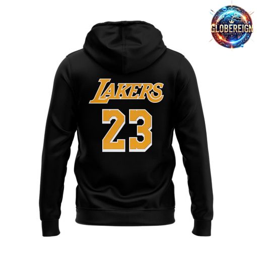 Los Angeles Lakers LeBron James Black Hoodie