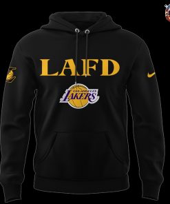 Los Angeles Lakers Thank You First Responders Hoodie