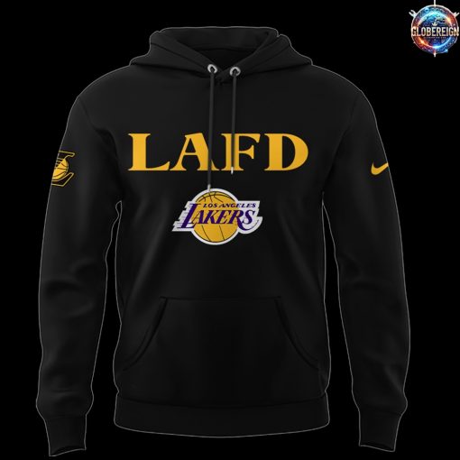 Los Angeles Lakers Thank You First Responders Hoodie