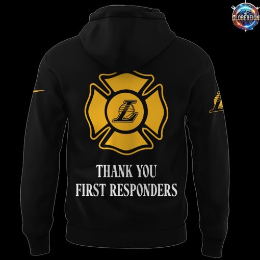 Los Angeles Lakers Thank You First Responders Hoodie