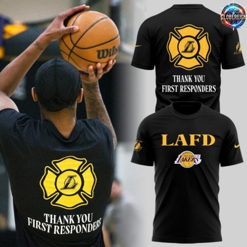 Los Angeles Lakers Thank You First Responders T-Shirt