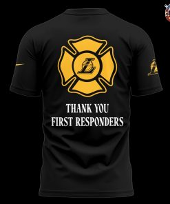 Los Angeles Lakers Thank You First Responders TShirt