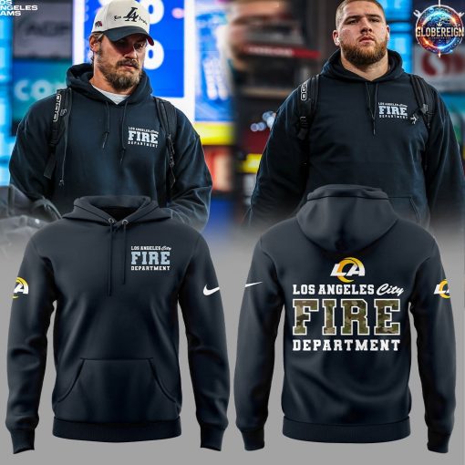 Los Angeles Rams Coach Sean McVay LAFD Camo Fire Hoodie