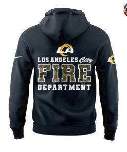 Los Angeles Rams Coach Sean McVay LAFD Camo Fire Hoodie