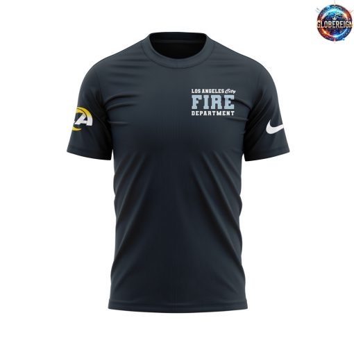 Los Angeles Rams Coach Sean McVay LAFD Camo Fire T-Shirt