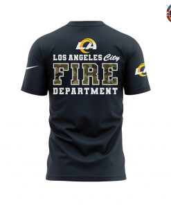 Los Angeles Rams Coach Sean McVay LAFD Camo Fire TShirt