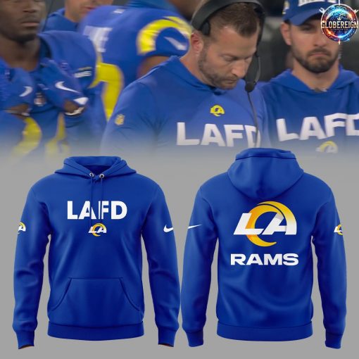 Los Angeles Rams Coach Sean McVay LAFD Limited Edition Hoodie