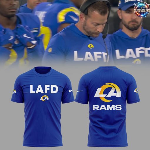 Los Angeles Rams Coach Sean McVay LAFD Limited Edition T-Shirt