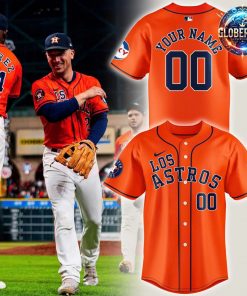 Los Houston Astros Custom Baseball Jersey