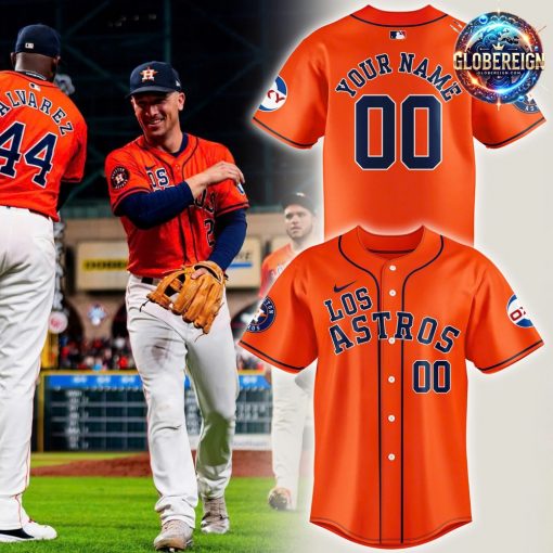 Los Houston Astros Custom Baseball Jersey