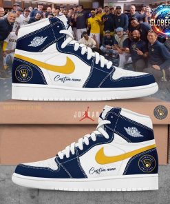 MLB Milwaukee Brewers Collab Nike Limited Edition Air Jordan 1