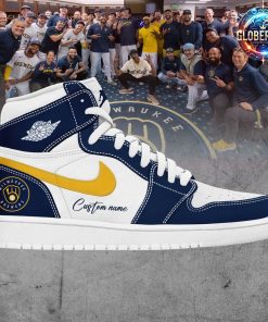 MLB Milwaukee Brewers Collab Nike Limited Edition Air Jordan 1