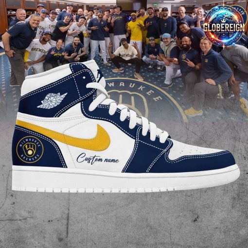 MLB Milwaukee Brewers Collab Nike Limited Edition Air Jordan 1