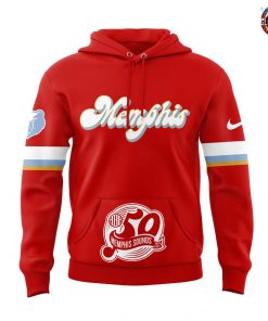 Memphis Grizzlies 50 Memphis Sounds Nike Red Hoodie