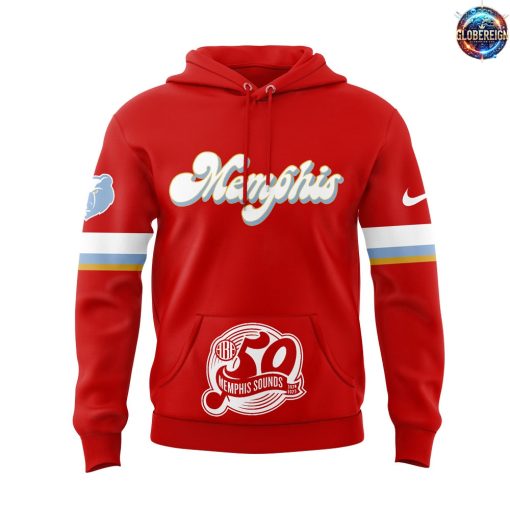 Memphis Grizzlies 50 Memphis Sounds Nike Red Hoodie