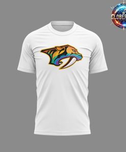 Nashville Predators Pride Parade 2024 White T-Shirt