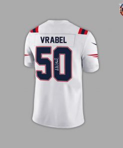 New England Patriots Coach Mike Vrabel White Football Jersey