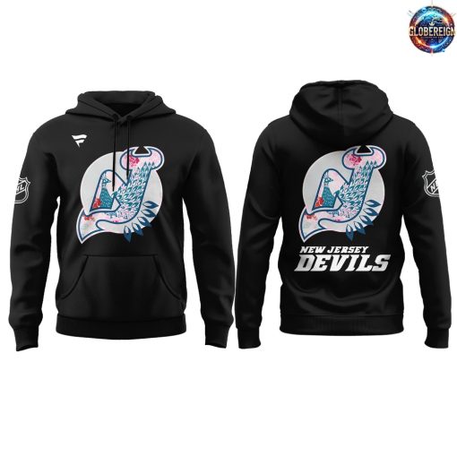 New Jersey Devils Asian and Pacific Islander Black Hoodie