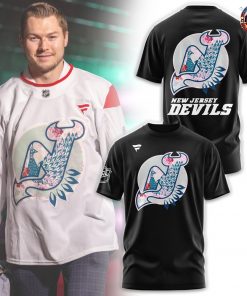 New Jersey Devils Asian and Pacific Islander Black T-Shirt