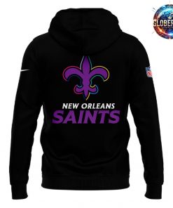 New Orleans Saints NFL Crucial Catch 2024 Black Hoodie