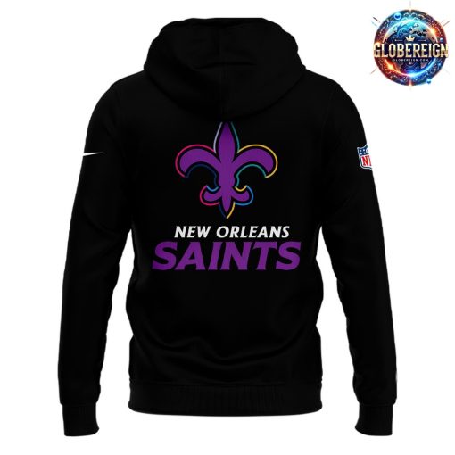 New Orleans Saints NFL Crucial Catch 2024 Black Hoodie