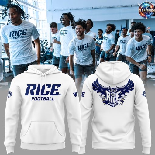 New Rice Owls Football Special Edition White Hoodie