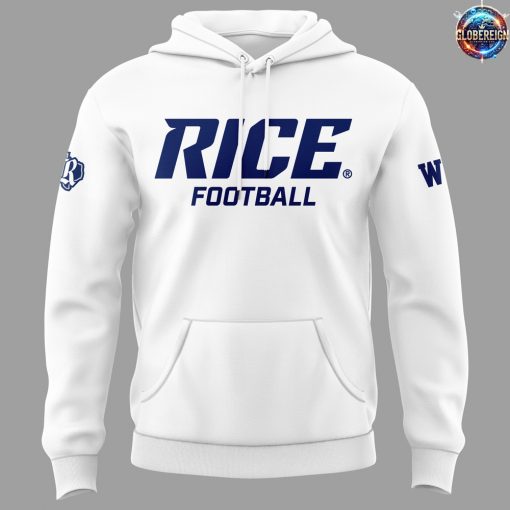 New Rice Owls Football Special Edition White Hoodie