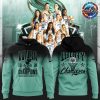 New York Liberty WNBA Finals Champions 2024 Mint Green Hoodie