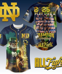 Notre Dame Fighting Irish 2025 Play Like A Champion Baseball Jersey