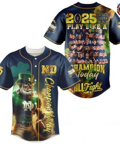 Notre Dame Fighting Irish 2025 Play Like A Champion Baseball Jersey