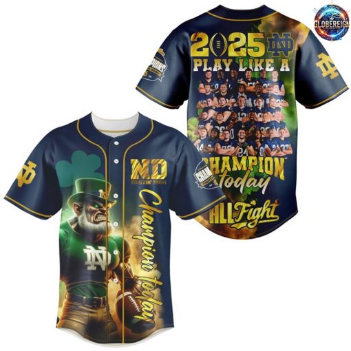 Notre Dame Fighting Irish 2025 Play Like A Champion Baseball Jersey