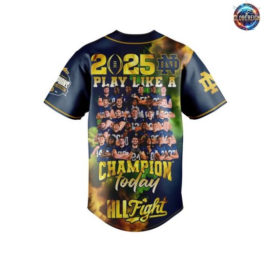 Notre Dame Fighting Irish 2025 Play Like A Champion Baseball Jersey