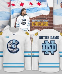 Notre Dame Hockey x Chicago Cubs Special Edition Hockey Jersey