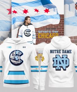 Notre Dame Hockey x Chicago Cubs Special Edition Hoodie