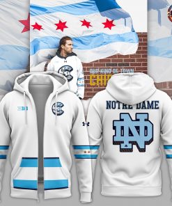 Notre Dame Hockey x Chicago Cubs Special Edition Hoodie