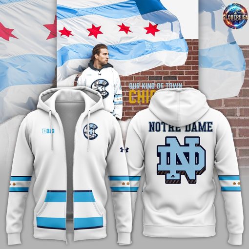 Notre Dame Hockey x Chicago Cubs Special Edition Hoodie