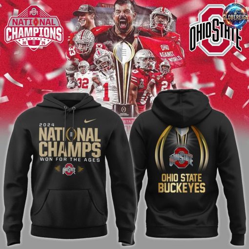 Ohio State Buckeyes 2024 National Champions Black Hoodie