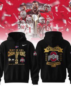 Ohio State Buckeyes 2024 National Champions Limited Edition Black Hoodie