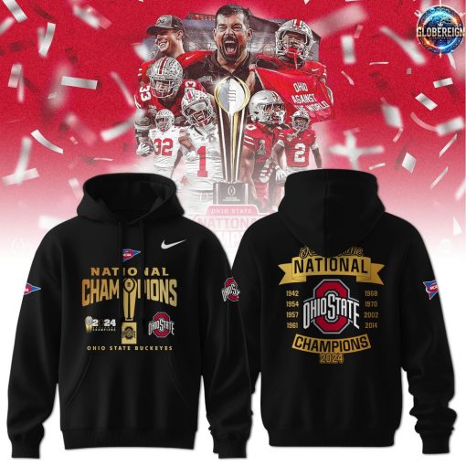 Ohio State Buckeyes 2024 National Champions Limited Edition Black Hoodie