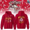 Ohio State Buckeyes 2024 National Champions Red Hoodie