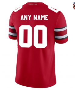 Ohio State Buckeyes 2025 Costom Limited Edition Red Football Jersey