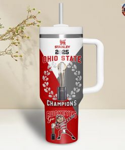 Ohio State Buckeyes Champions 2025 Limited Edition Stanley Tumbler Cup